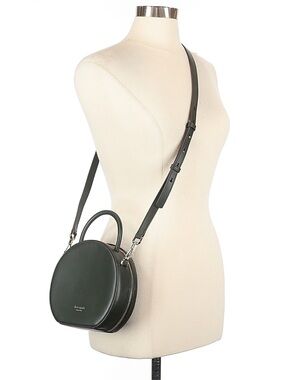 Kate Spade Lesther Andi Canteen Round Too Handle Crossbody Green